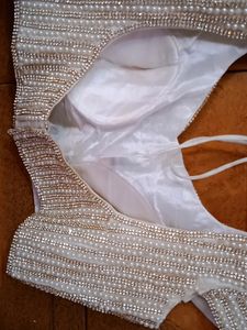 Fancy partywear blouse with heavy work