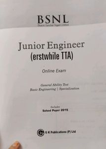 BSNL Junior Engineer Exam Prep