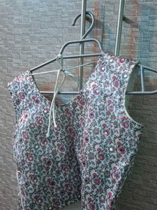Floral Print Lehenga & Choli Set