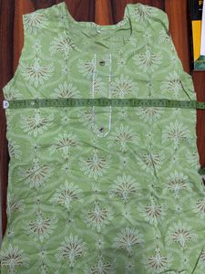 Brand New Green Short Kurti For Women
