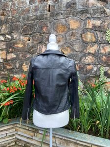 Edgy Black  Leather Jacket