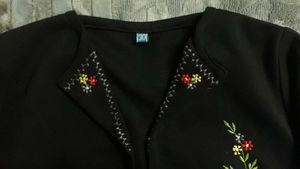 Black Short Cardigan