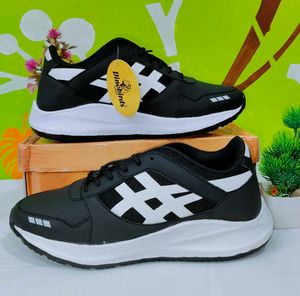 Dinobirds Light Weight Black and White Casual Shoe