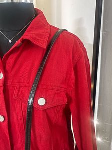 Red Denim Jacket