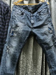 Men Jeans Shirt