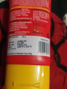 Aqualogica Sunscreen SPF 50