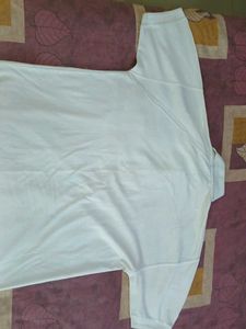 White Button-Up Polo Shirt