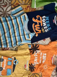 BabyHug Tees For 3-6 Months Boy