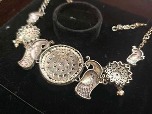 Peacock Design Orissa Tribal Choker