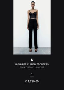 Black Flared Pants