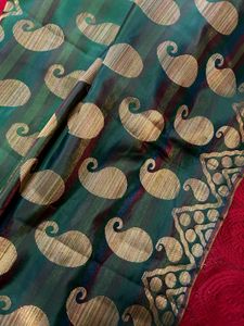 🌺New Green Paisley Saree🌺