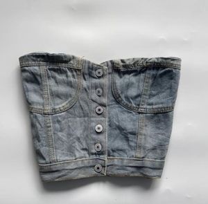 ‼️Y2k Denim Tube Top‼️