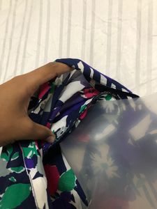 Sanhwan Multi Colour Crop Top