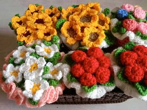 Crochet Rose Bouquet 💐(250 Each)