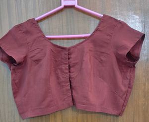 Simple Rust Blouse
