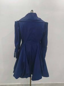 Elegant Navy Midi Dress