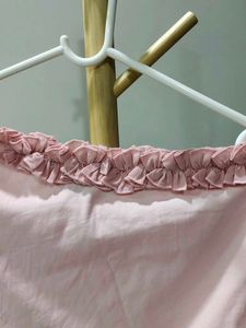 Cute One Shoulder Pink Top