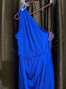 Blue Slit Dress 💙