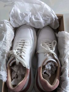 White Platform Sneakers