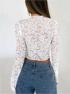 Lace Long Sleeve Top🩰🦪🦢🐏🤍