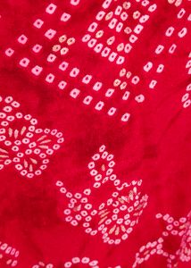 Red Bandhani Print Dress