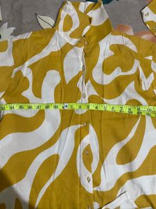 Yellow &amp; White Co-ord