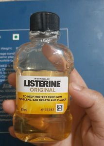 Listrerine Mouthwash +metrohex Gel