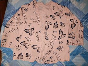 Floral Crop Shrug