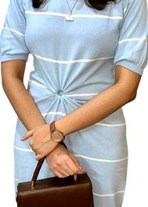 Striped Knit Dress - Brand Her By Invictus