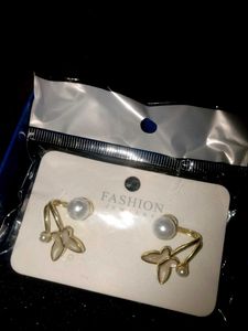 Pearl Butterfly Earrings