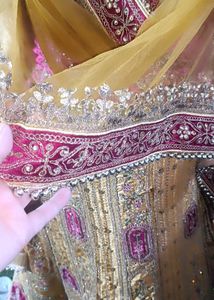 Gold Embroidered Lehenga rajwadi