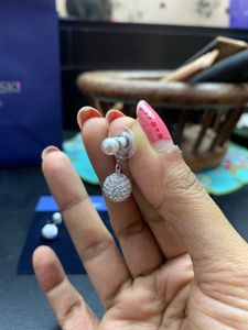 2 Way Swarovski Diamond Earrings