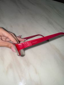 Aesthetic Cherry Red Fossil Spectacle Frame