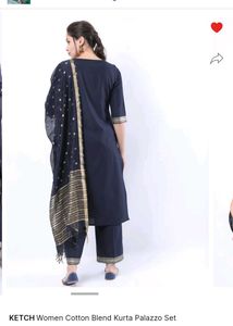 Dark Blue Kurti set