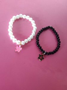 Cute Beads Bracelet Set Of 2