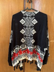 Black White &amp; Red Shrug