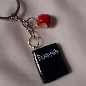 Death Note Anime Keychain 🍎 🖤