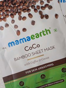 Mamaearth CoCo Sheet Mask two pieces