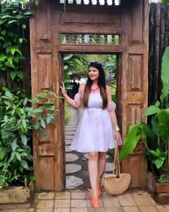 White Organza Dress
