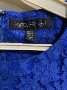 Royal Blue Lace Romper