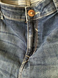Blue Jeans,Mid-rise Straight Slim Fit