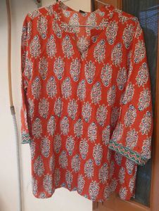 Mandarin paisley tunic 💕