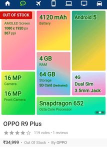 Oppo R9m Mobile Phone