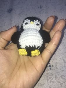 Crochet Penguin Plush Toy