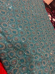 Chikankari Saree With Heavy Work