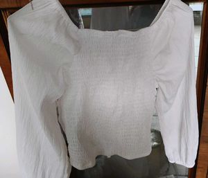 White Peasant Blouse