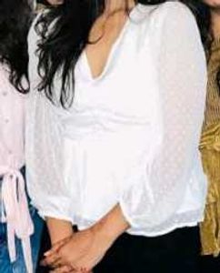White Long Sleeve Top