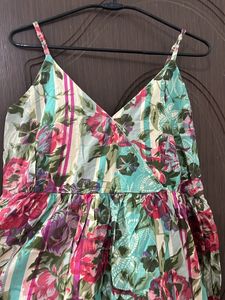 Long Floral Dress By Zudio. No Coins Only Cash!