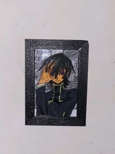 lelouch vi britannia code geass Anime Art in Black