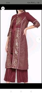 Aurelia Kurta Palazo Set With Shrug